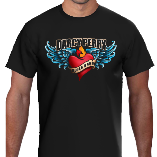 Darcy Perry Blues Band T-Shirt 2025