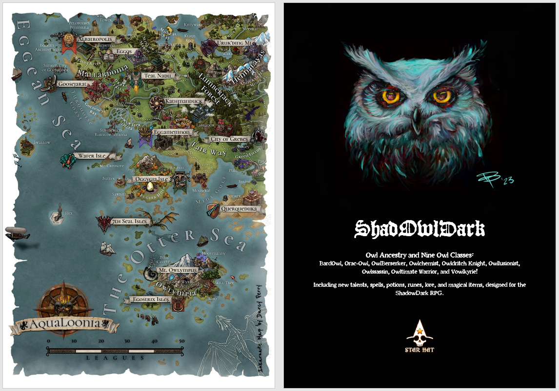 ShadOwlDark by Darcy Perry for Shadowdark RPG