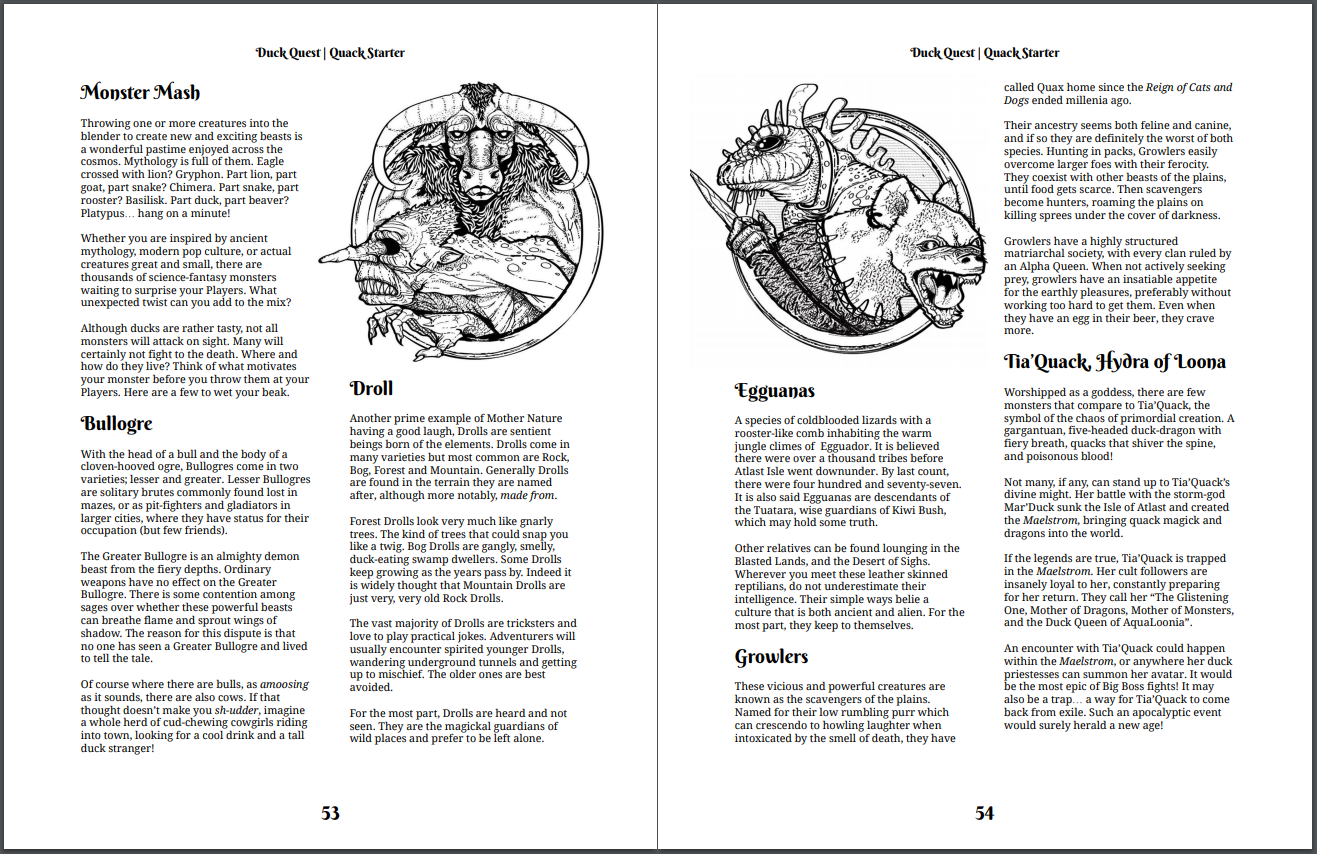 DuckQuest Quack Starter Edition - PDF