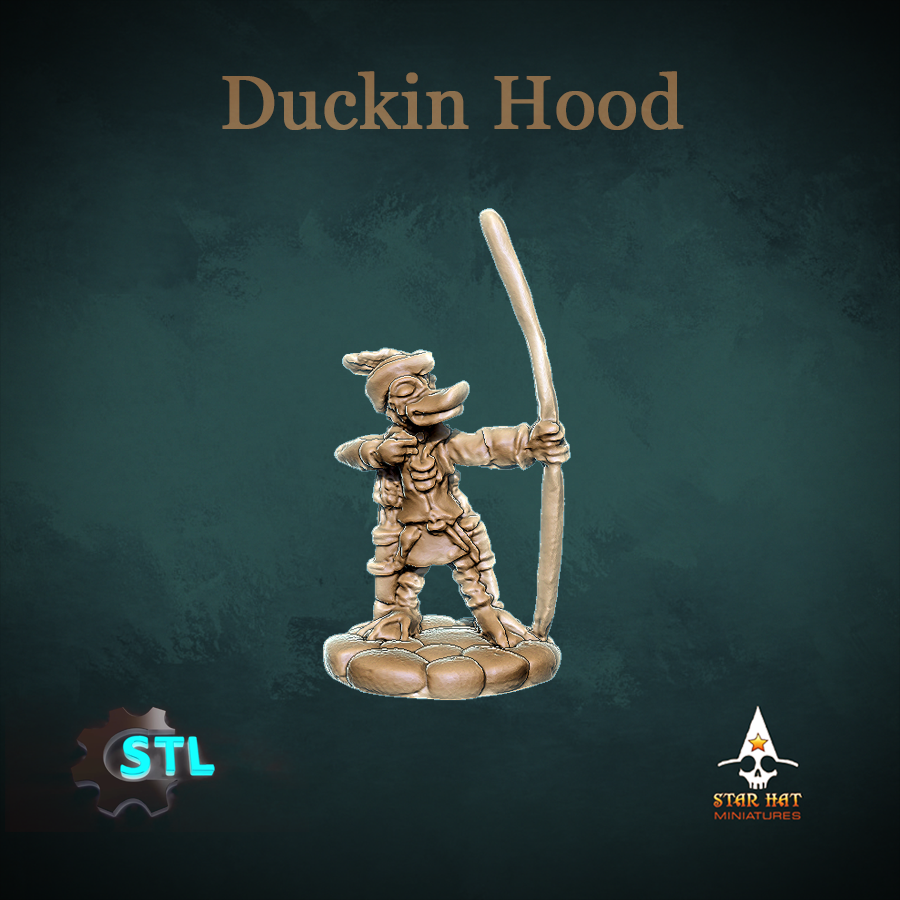 Duckin Hood STL