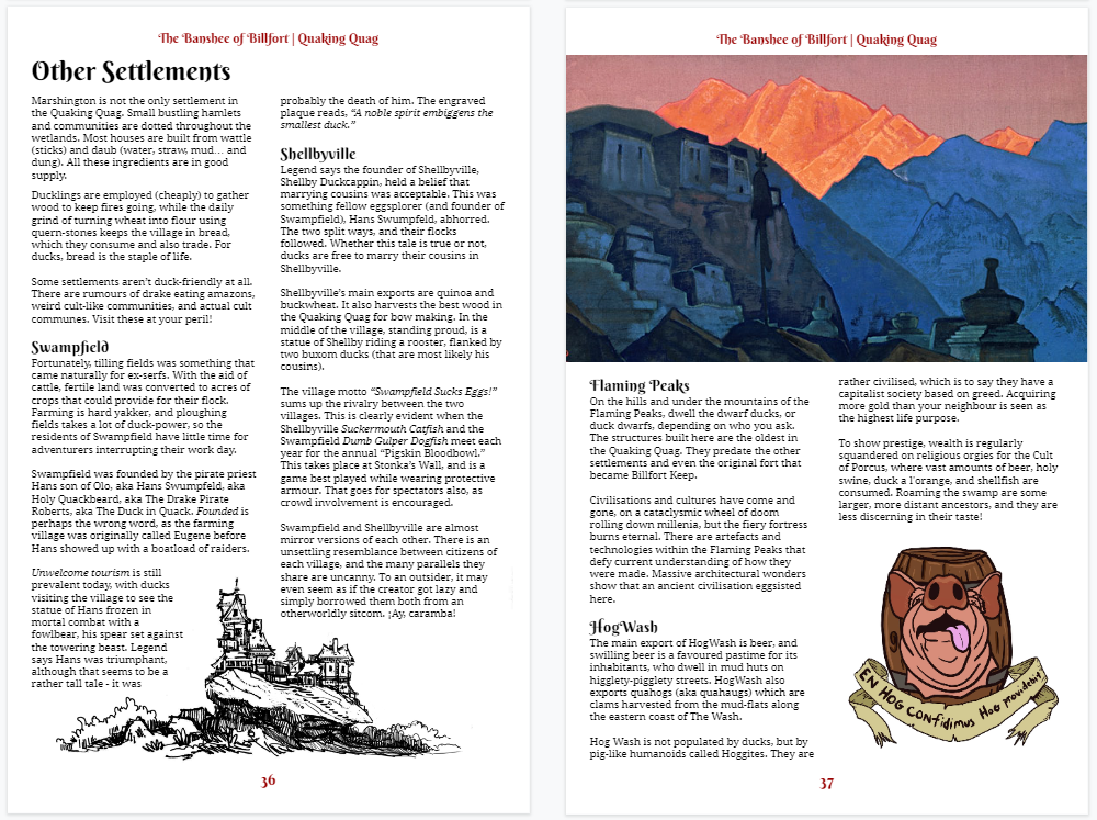 The Banshee of Billfort - DuckQuest Adventure - PDF